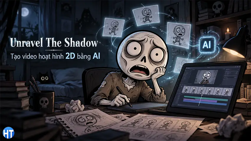 Unravel The Shadow – Tạo video hoạt hình 2D bằng AI như thế nào?